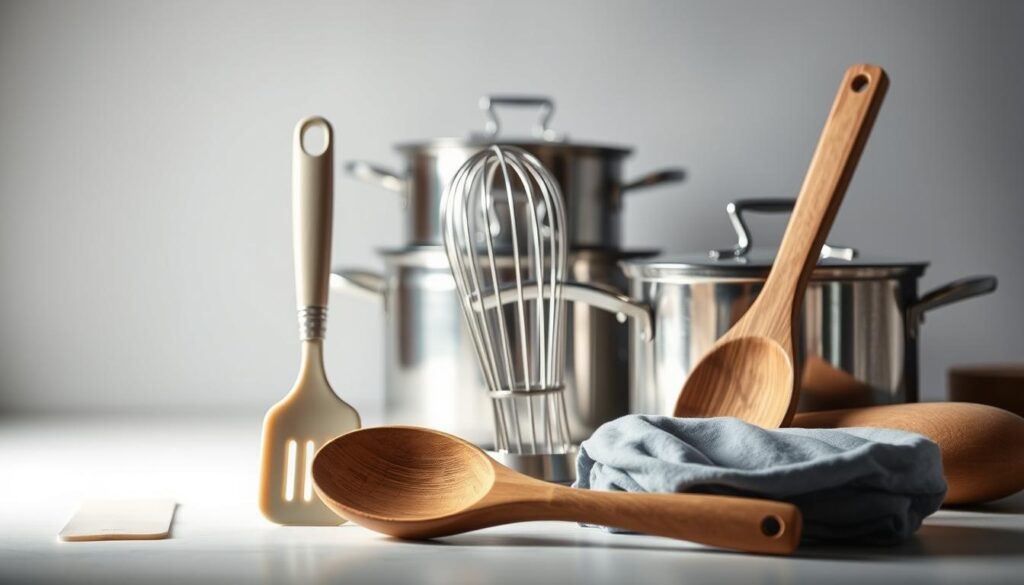 Comparativa materiales cocina: silicona vs metal y madera