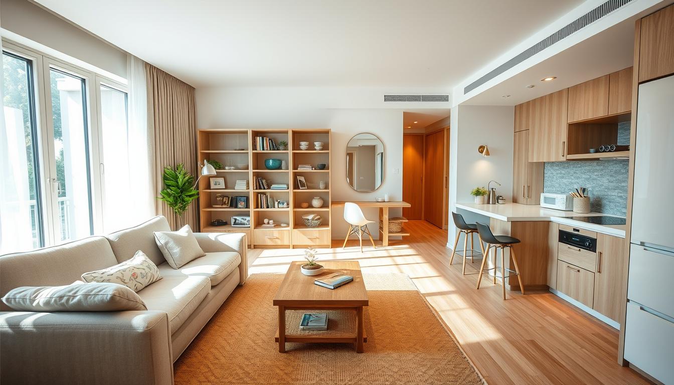 Muebles multifuncionales para apartamentos.