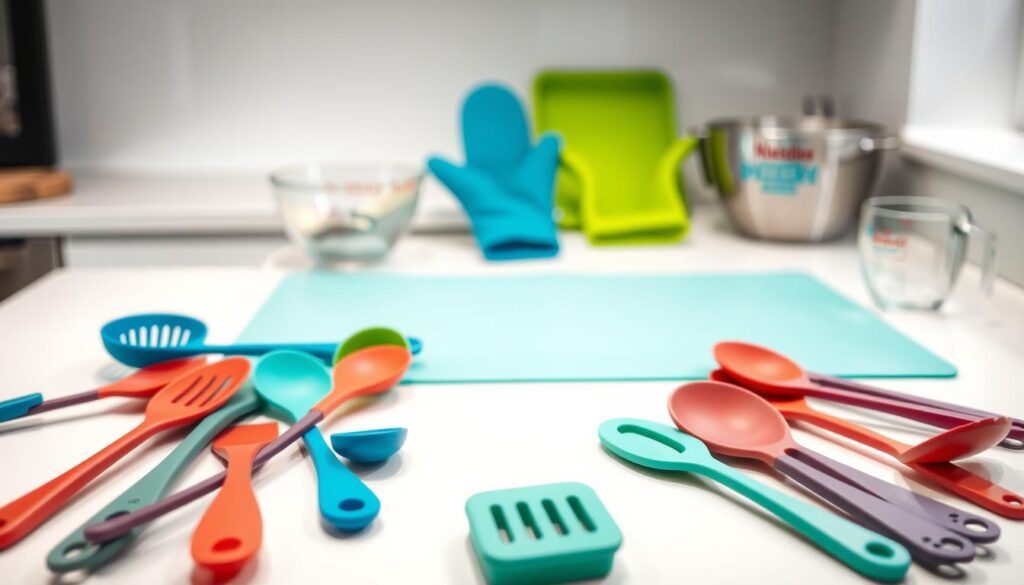 usos utensilios silicona en la cocina